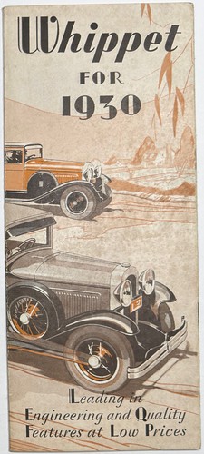1930 whippet willys overland - whippet, willys-overland